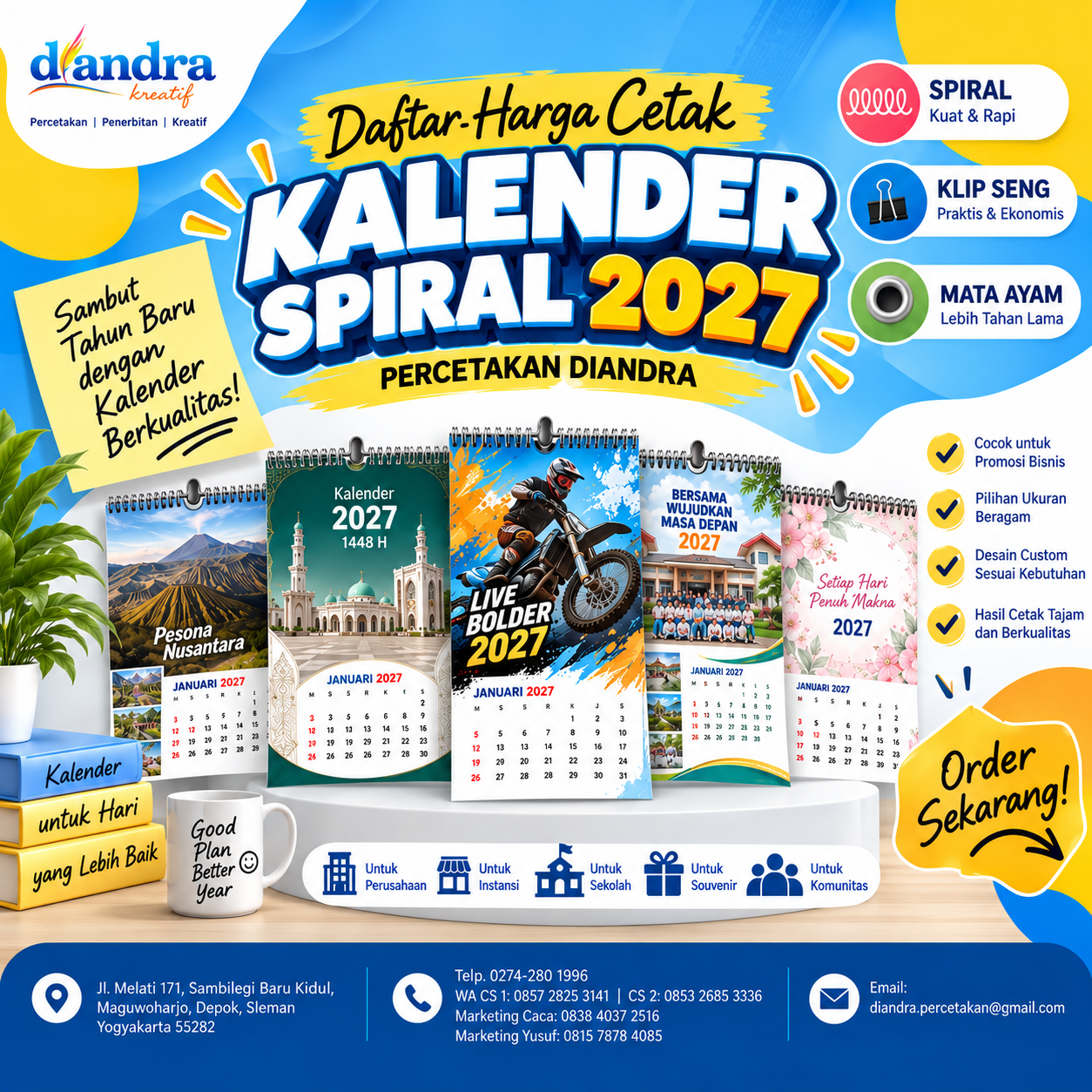 cetak kalender spiral kotak 2027
